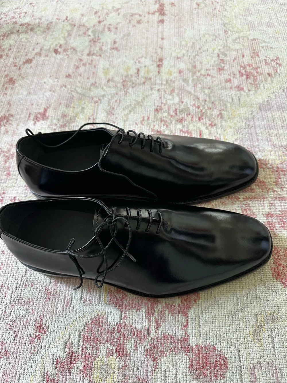NEW Black Men’s Oxford Extra Wide Dress Shoes